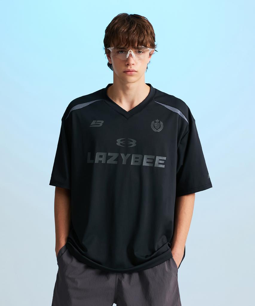 Leijibi Hydro Mesh Performance Oversized M Rash Guard Short Sleeve Jersey Black 2