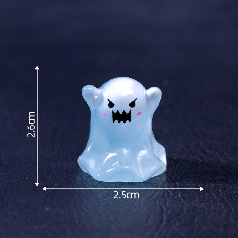 Svítící a vtipná figurka malého ducha, dekorativní doplňky, mini mikro-krajinné stolní ozdoby