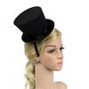 Elegant tryllekunstnerhatt topphatt pannebånd for unisex mote tilbehør stilig dame Panama-hatt detalj