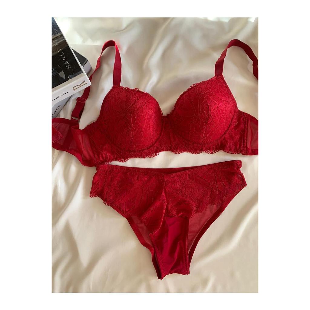 New Year's Special Lace C Cup Bra Set