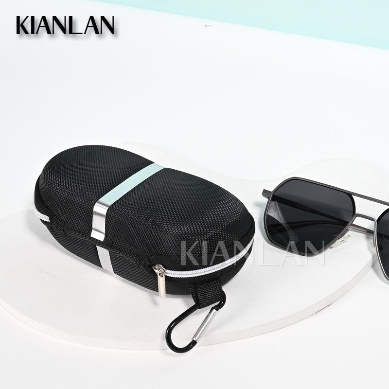 Large Capacity Zippered Sunglasses Case - Stylish, Outdoor Travel Design