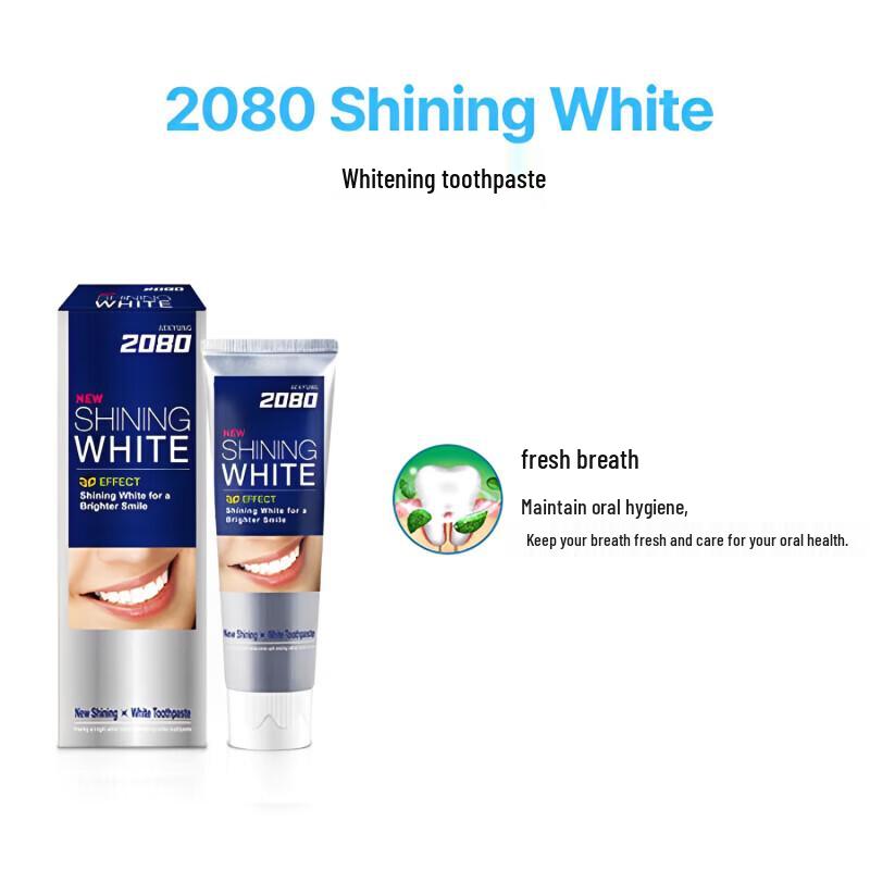 Aekyung 2080 Błyszcząca Biała Pasta do Zębów