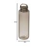 CB JAPAN mlte EDGE 1000ml Tritan Water Bottle, BPA-Free, Easy Open Handle, Brown