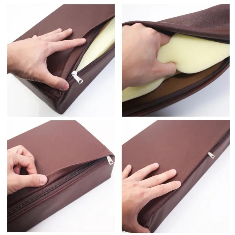 45x20x8cm Multi-Color Neck Pillows for Side Sleepers Foam Pillows for Sleeping Head Pillow Waterproof Faux Leather Easy To Clean