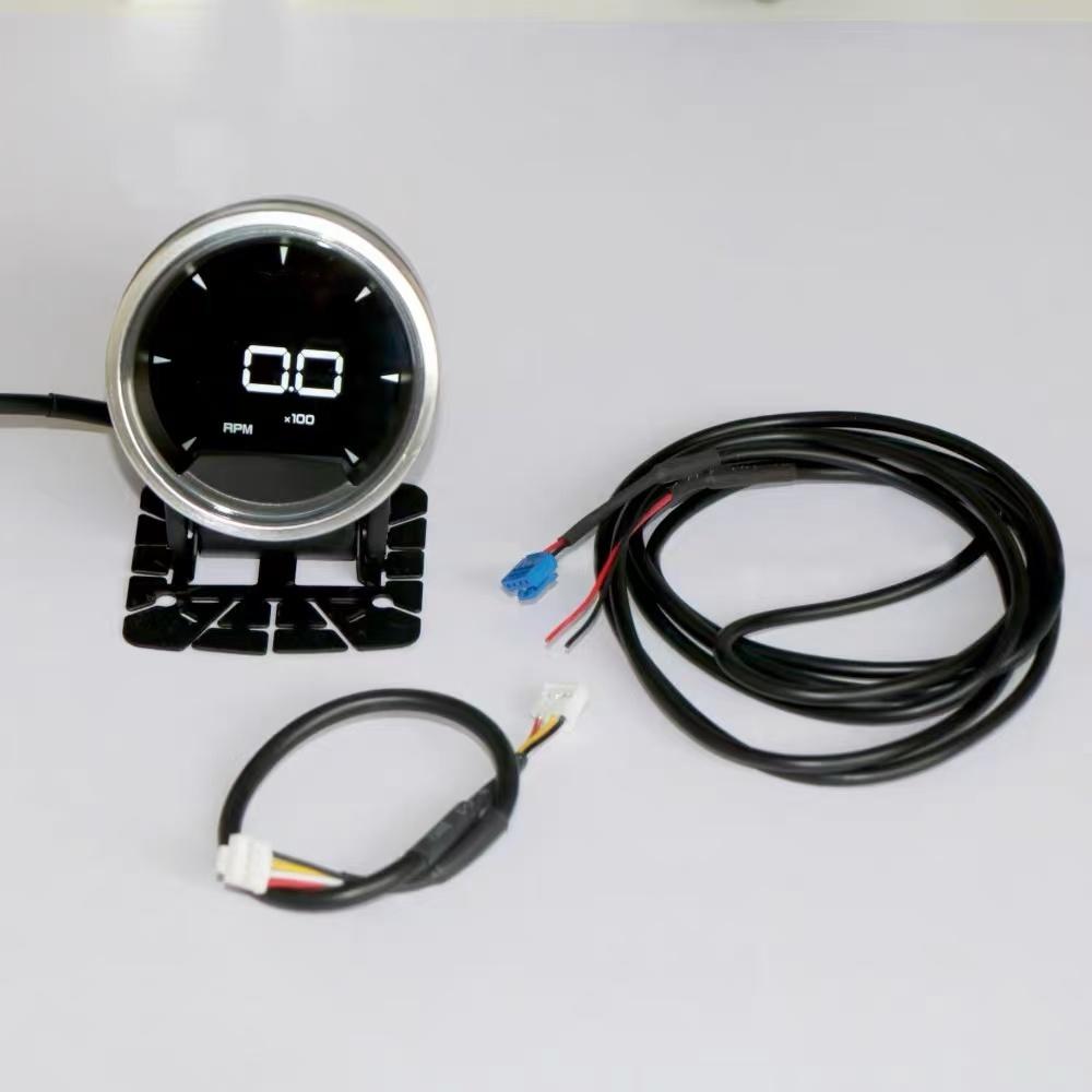Def A2 7-Color OBD2 Gauge 2.5 Inch Water Temperature Oil Pressure Turbo Oil Temp Vacuum Voltage Universal 60mm Car Meter