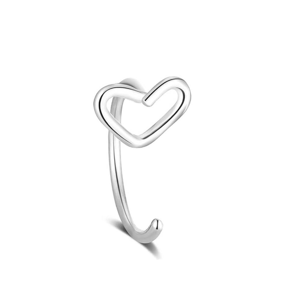 Love Nose Ring 0.8/8 Mm European and American Nose Accessories, Piercing Jewelry, Hot-selling Models