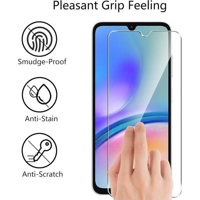 [2 pièces] Verre Trempé pour Samsung Galaxy A25 5G, Protection d'Ecran Transparent Anti-Rayures