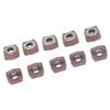10PCS Coated Carbide Inserts Indexable CNC Milling Inserts Lathe Cutting Tool Machine Clip Type