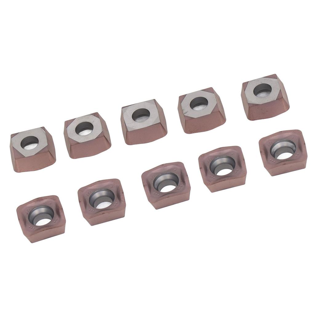 10PCS Coated Carbide Inserts Indexable CNC Milling Inserts Lathe Cutting Tool Machine Clip Type