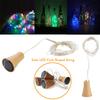 Solar Powered 10LED 20LED Wine Bottle Lights Cork Shape Fairy Lights Garland Christmas Light Copper Wire Home Room Decor Lamp
