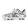 Small Size Velcro Football Shoes Boys and Girls Game Broken Nails Primary and Secondary School Students Free Lace-up Professional Training Shoes