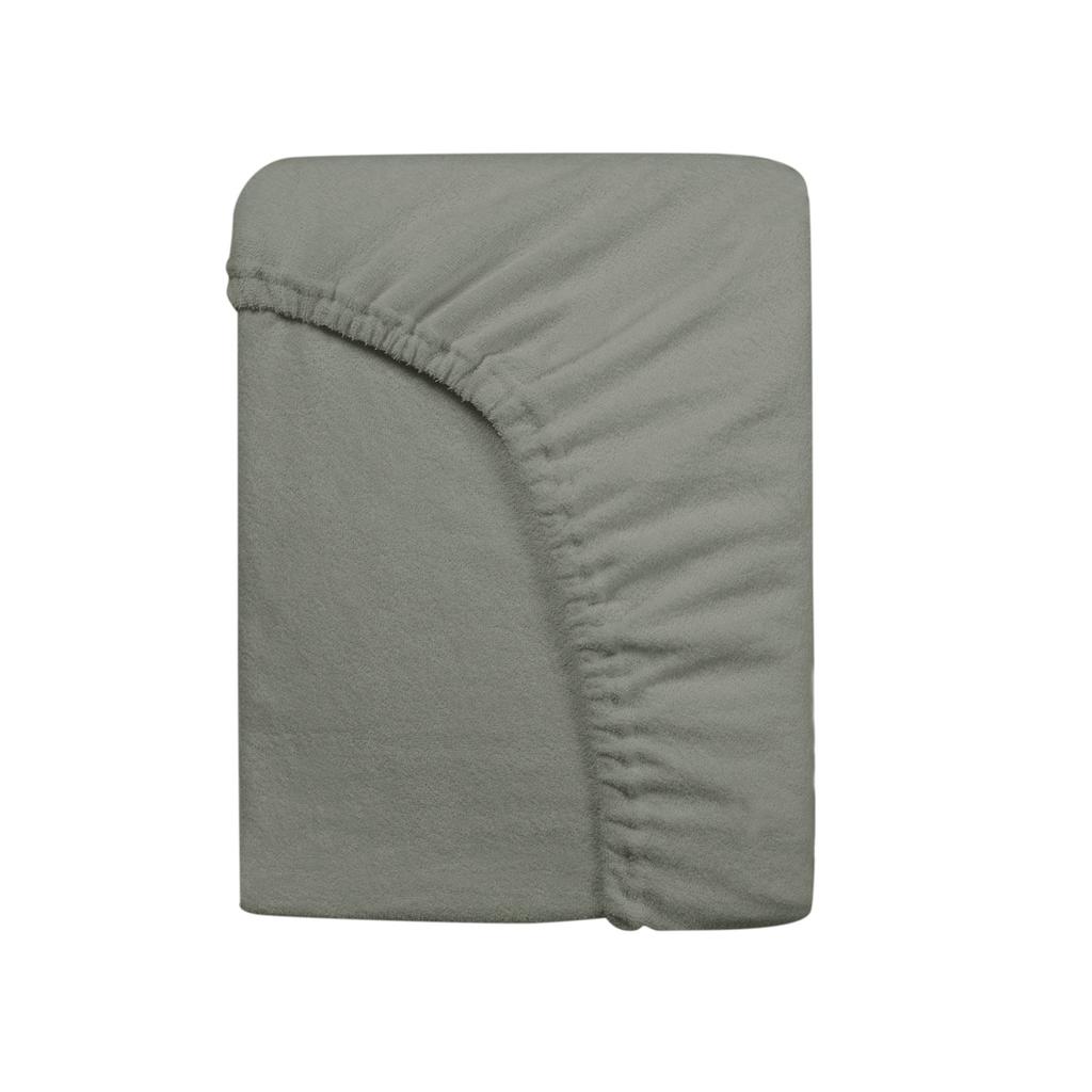 Fitted sheet 180x200 TERRY HIGH GRAMMAGE 200 TERRY FROTTY, gray color