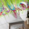 Easter Eggs Grass Rabbit Ears Sheer Tulle Window Curtains For Living Room Bedroom Kitchen Veiling Curtain Home Decoration
