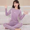 Women's Derong Woolen Antibacterial Underwear & Trousers Fashion Set for Teens