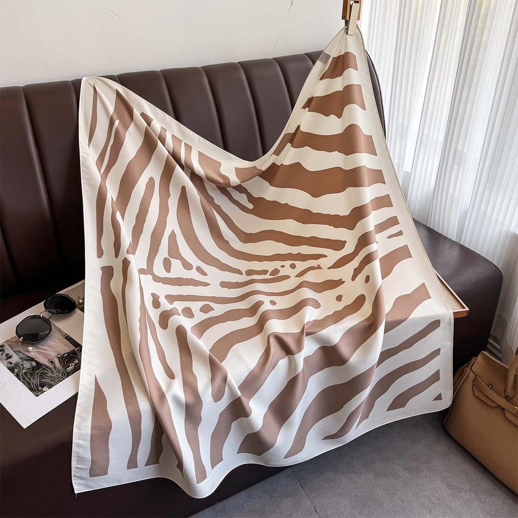 90*90cm Luxury Brand Silk Square Scarf Hijab Women Bandana Soft Scarves Neckerchief Ladies Hair Shawl Wrap Headband