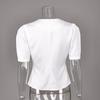 New Summer Women's Clothing, Versatile Short-sleeved Shirts for Commuting, Elegant Cardigan Tops