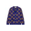Gg Intarsia Knit Cardigan 764738-XKDPB-5673