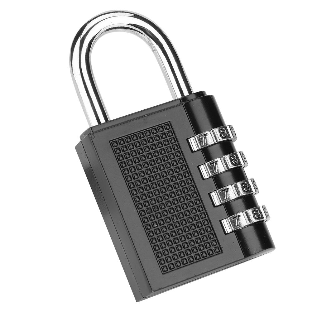 4 Dial Digit Combination Luggage Password Lock Padlock for Gym School Student Employee Locker