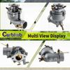 Carbhub Carburetor Replacement For 390323 394228 398170 7HP 8HP 9HP Horizontal Engines Troybilt Carb