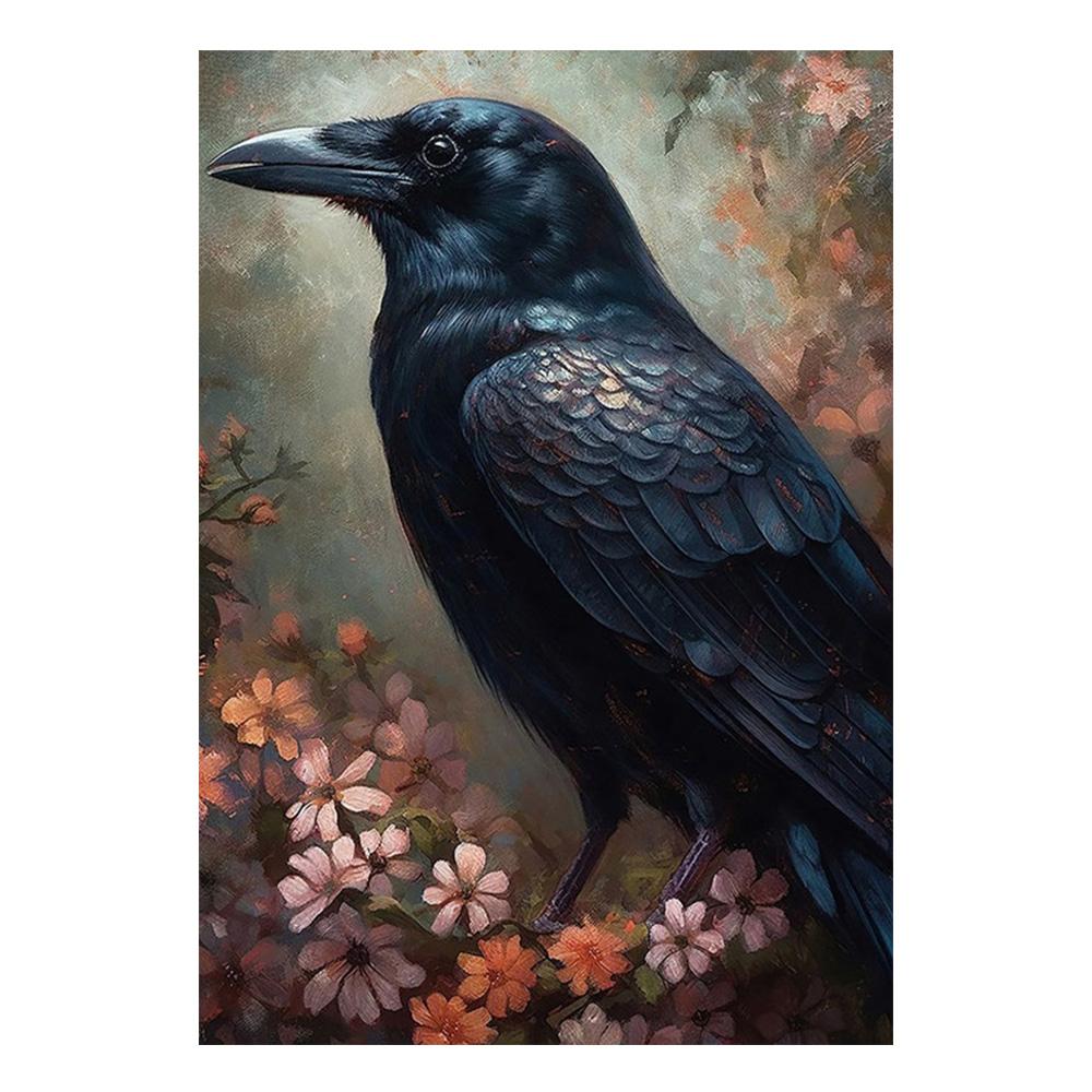 Dark Academy Art Wall Poster Victoria Crow Witch Ghost Black Cat Halloween Background Decoration Gothic Image Printing Holiday Gifts Canvas Painting