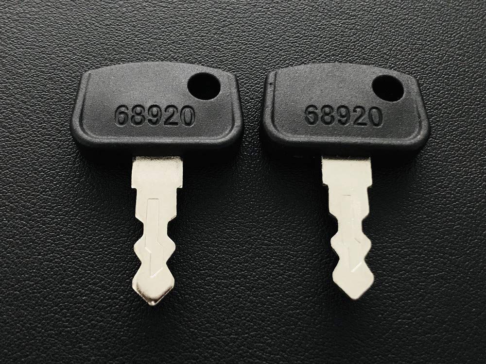 QTMY 2er-Pack Schlüssel PL501-68920 Kubota B26 Kubota RTV 900 Schlüssel Kubota RTV UTV