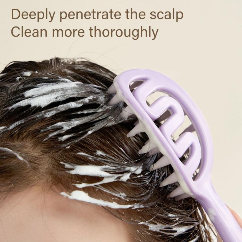 Hair Shampoo Brush Practical Hair Comb Detangling Hair Brush Scalp Scrubber Scalp Massager Shampoo Brush for Woman
