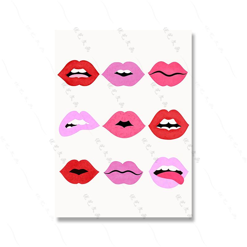 

Колір Абстракція Квітка Губи Посмішка Цитата Бохо Настінне мистецтво Картина Картина на полотні Nordic Постер Друк Дитяча Фреска Декор вітальні 21x30cm No Framed