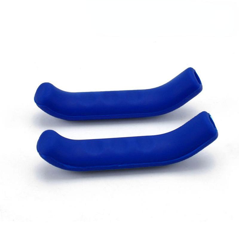 

Перчатки на ручки тормоза велосипеда, горный, шоссейный, складной велосипед, защита тормозной ручки, силиконовый чехол синий