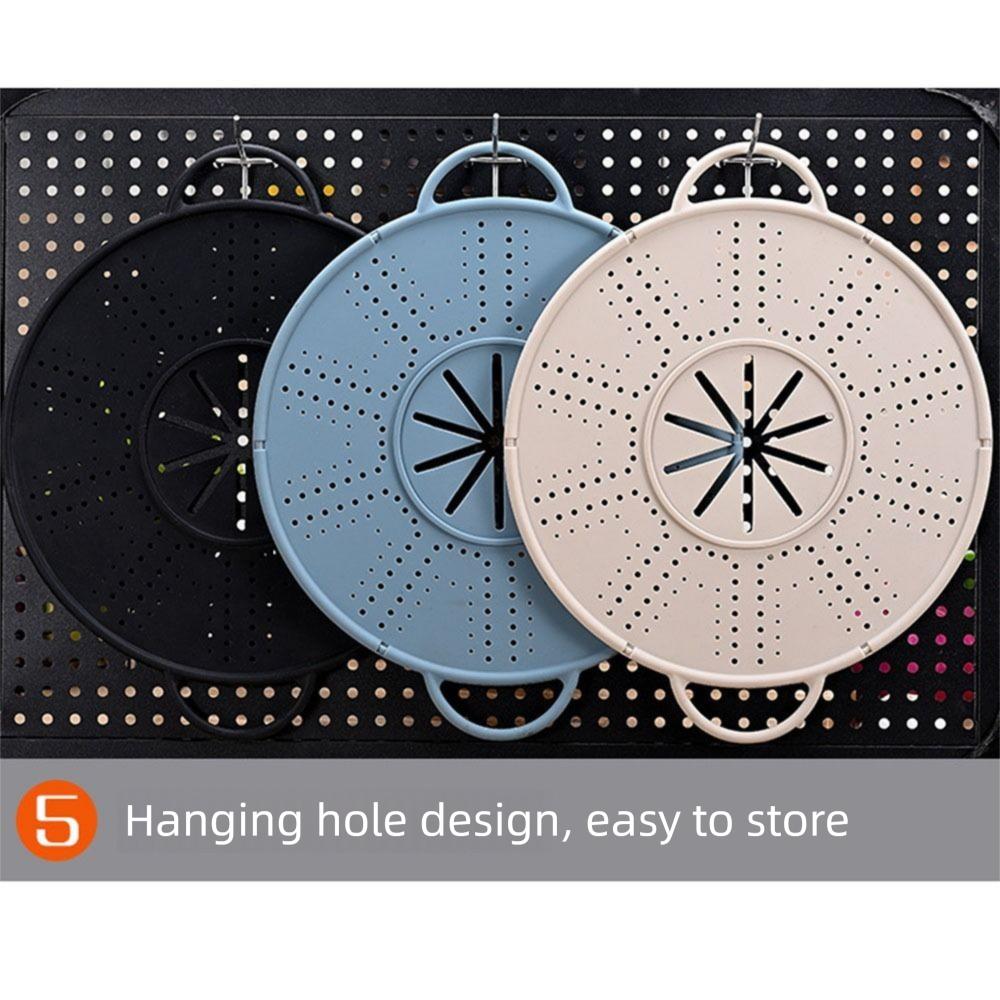 Heat Resistant Steamer Insert Tray Anti-scald Handles Spill-proof Pot Lid  Pressure Cookers