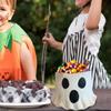S M L Halloween Treat Buckets Candy Kettles Candy Bucket Ghost Treat Buckets  Halloween Decorations