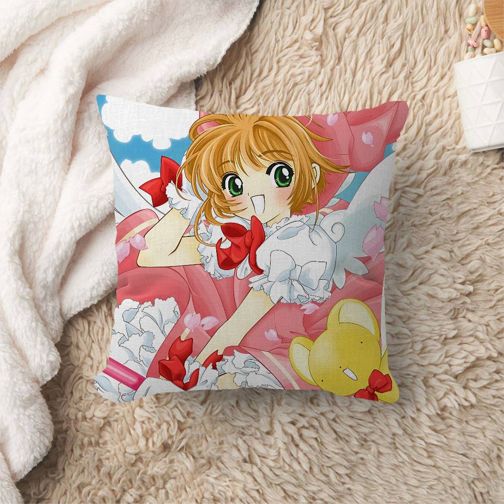Cardcaptor Anime Sakura Pillow Anime Pillow Sofa Bed Head Pillow Cover Cushion Cover X Cm Fashion