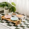 Dog Feeding Station Elevated Bowl Holder for Cats and Dogs