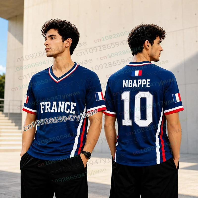 Soccer Tshirt for Men Women France Special Youth Football Jersey Summer Kids Sets Competition Training Tshirt