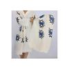 Women's 2 Piece Set Cotton Muslin Multipurpose Kimono and Muslin Peshtemal Multi-Purpose Fine Woven Towel / Pareo / Shawl