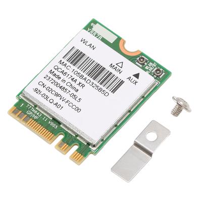 Wireless Net Card 867M 2.4 GHz5 GHz Dual Band Wear Resistant PCB Wireless Card with M.2 Interface for Laptop