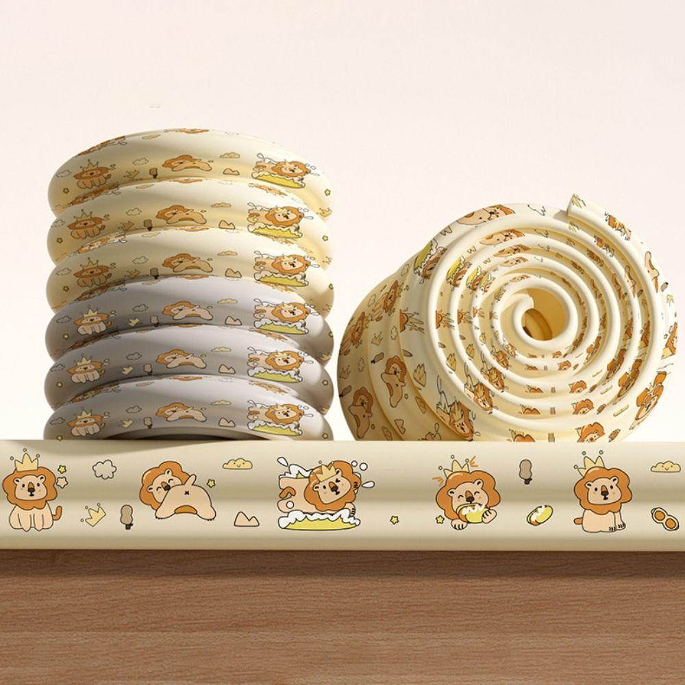 Cartoon Digital Pattern Desk Edge Guard Strip Baby Safety Foam Bumper  Children