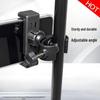 Dual-Device Selfie Stick & Phone Holder for Mobile Live Streaming