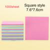 1000sheet Sticky Note Teaching Incentive Supplies Office Study Notes Fluorescent Color Student Sticky Notes Tear-off Message TMZ