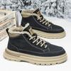 Male Winter Shoes Platform Lace Up Casual Men's Snow Boots Warm Cold Proof Fleece Sale Offer High Quality Brands Comfortable Fur