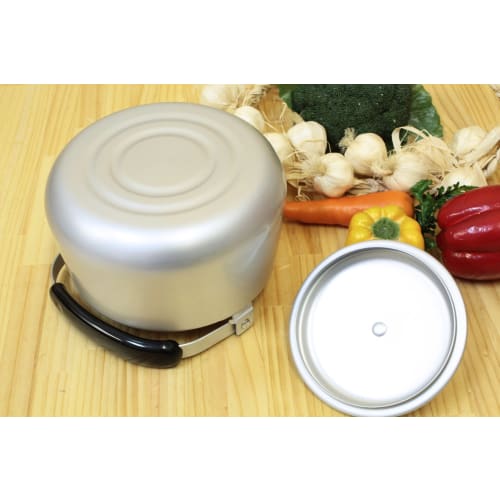 Nansen Japan Silver Melitas Kettle, 3.0L, for direct flame use only