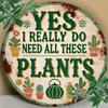 Metal Poster Wall Art, Vintage Farmhouse Garden Sign, Rustic Iron Decor for Home