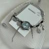 Fashion Y2k Watch Leather Pendant Titanium Steel Collar Female Personality Cyberpunk Choker Fashion Jewelry Gift