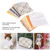 25x25cm 14Pcs Beautiful Unique Cotton Cloth Printed DIY Sewing Cotton Fabric Material