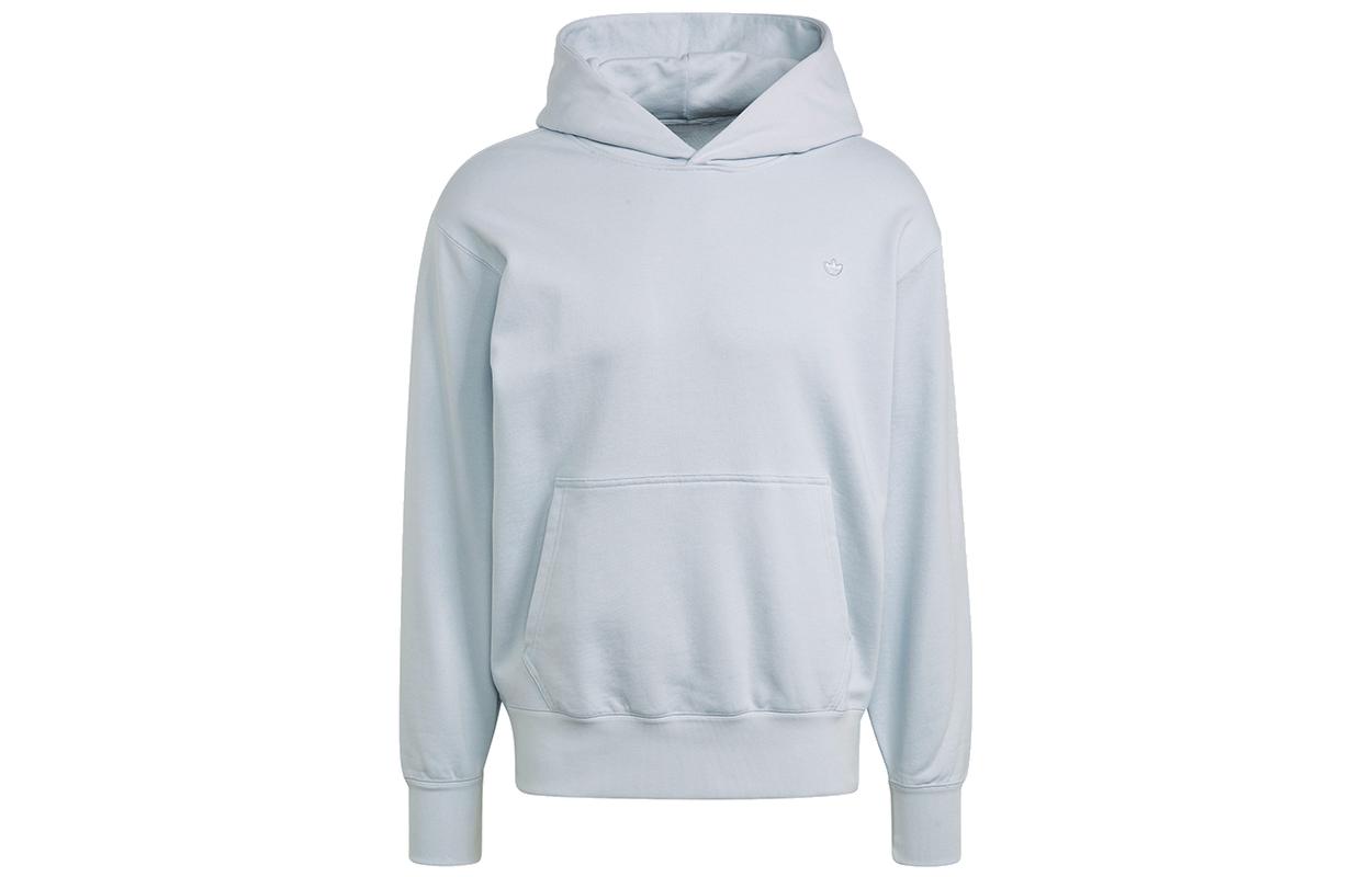 Adidas Originals Blue Version Коллекция Толстовки Мужские Синие С Капюшоном Умеренный Обычный GN3383 XXS
