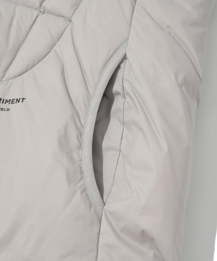 Welter Experiment Shield Down Hood Vest_Light Gray_Wol048
