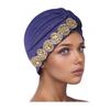 Women Headscarf Elastic Head Circumference Twisted Design Turban Hat