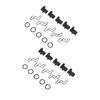 20 Stück Kunststoff- und Eisen-Starter-Reparatur-Kit für MS170 MS180 MS260 MS270 MS290 MS310 MS340 MS360 MS390