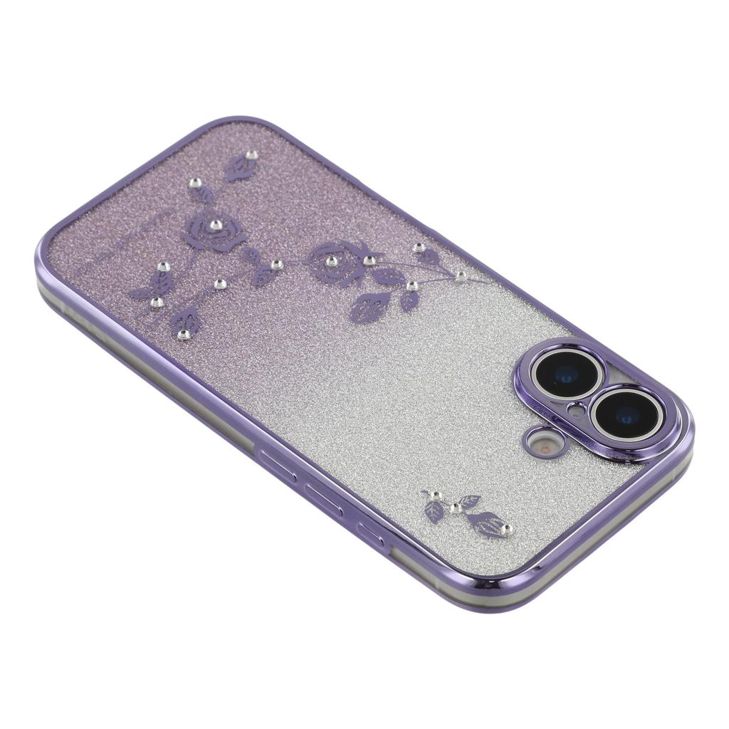 KADEM For iPhone 17 Deksel Blomst TPU Fleksibel Gradient Telefondeksel