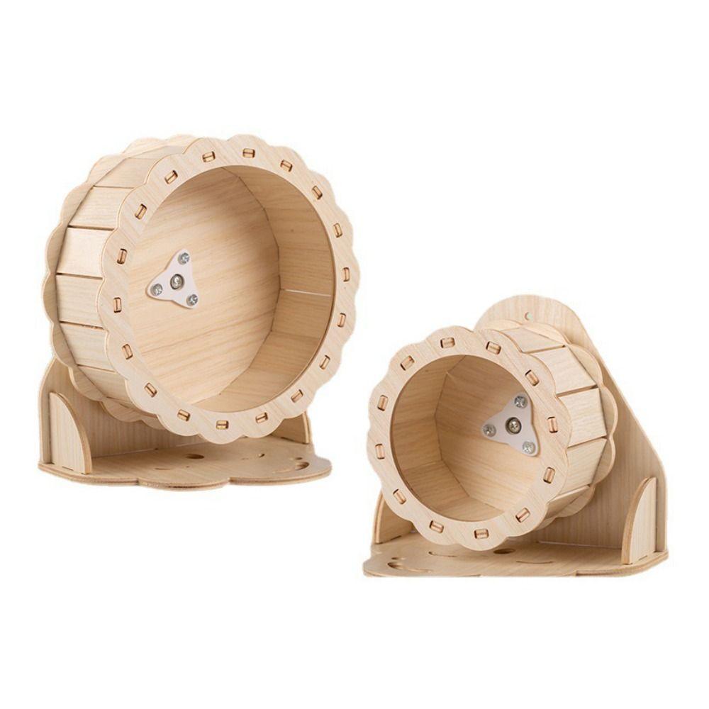 Slient Hamster Exercise Wheel Adjustable Height Rat Race Track Toy  for Exercising