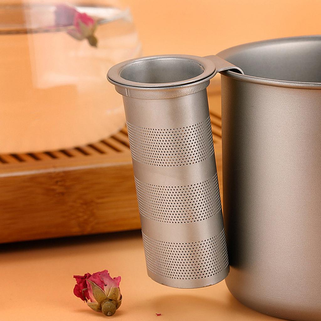 Titanium Mesh Tea Infuser Basket for Tea Cup